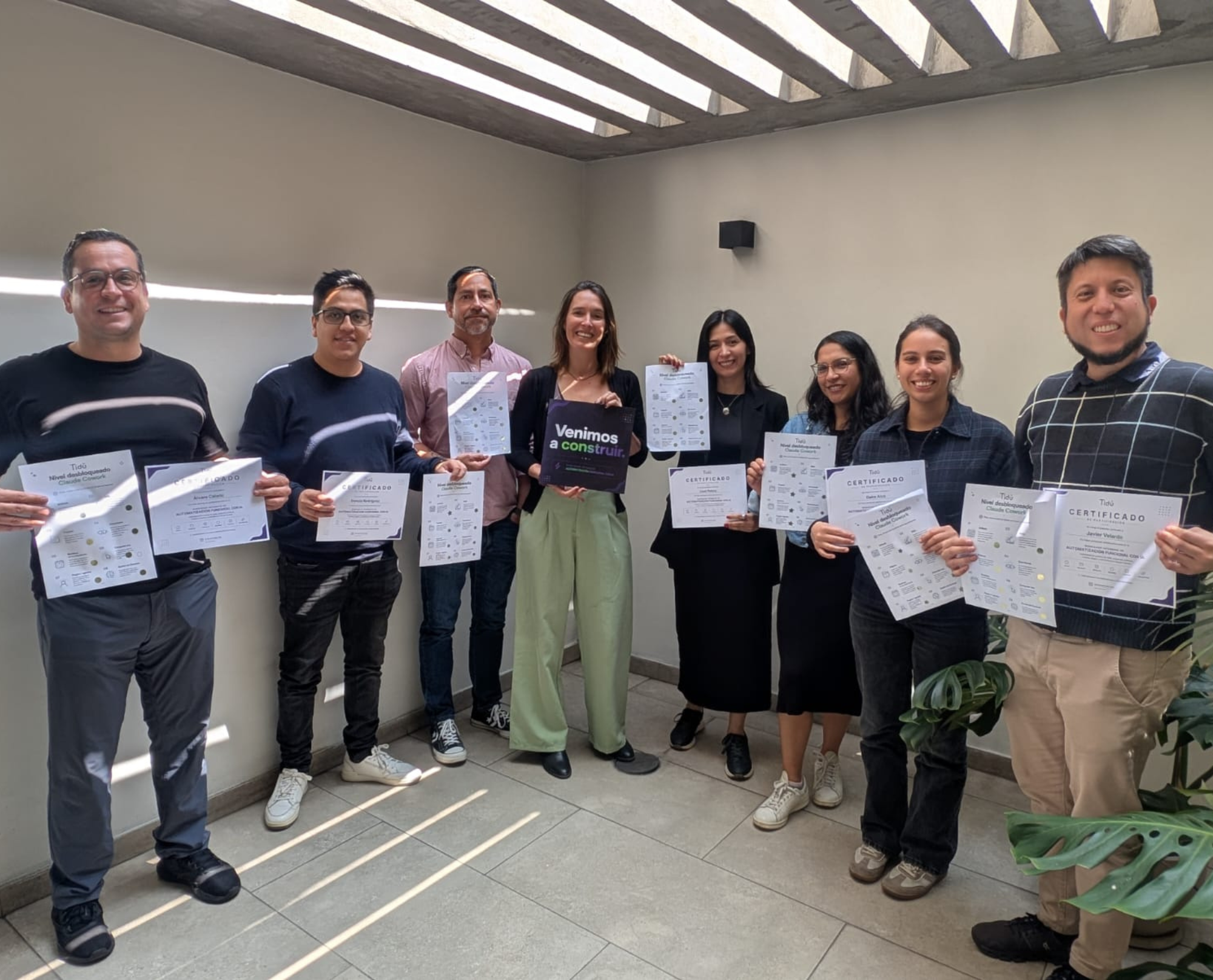 Participantes en un taller